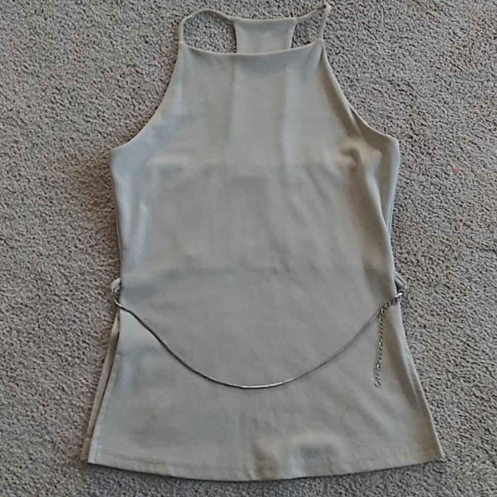 Tan top by Rave City size S